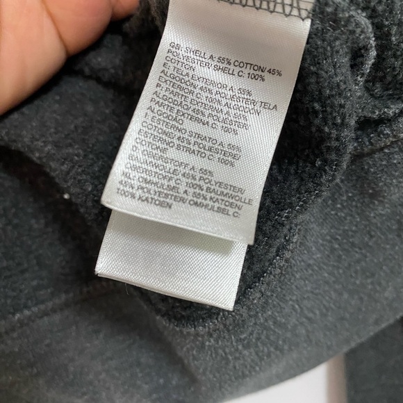 The North Face Charcoal Jacket with Lavender Trim - Picture 3 of 6